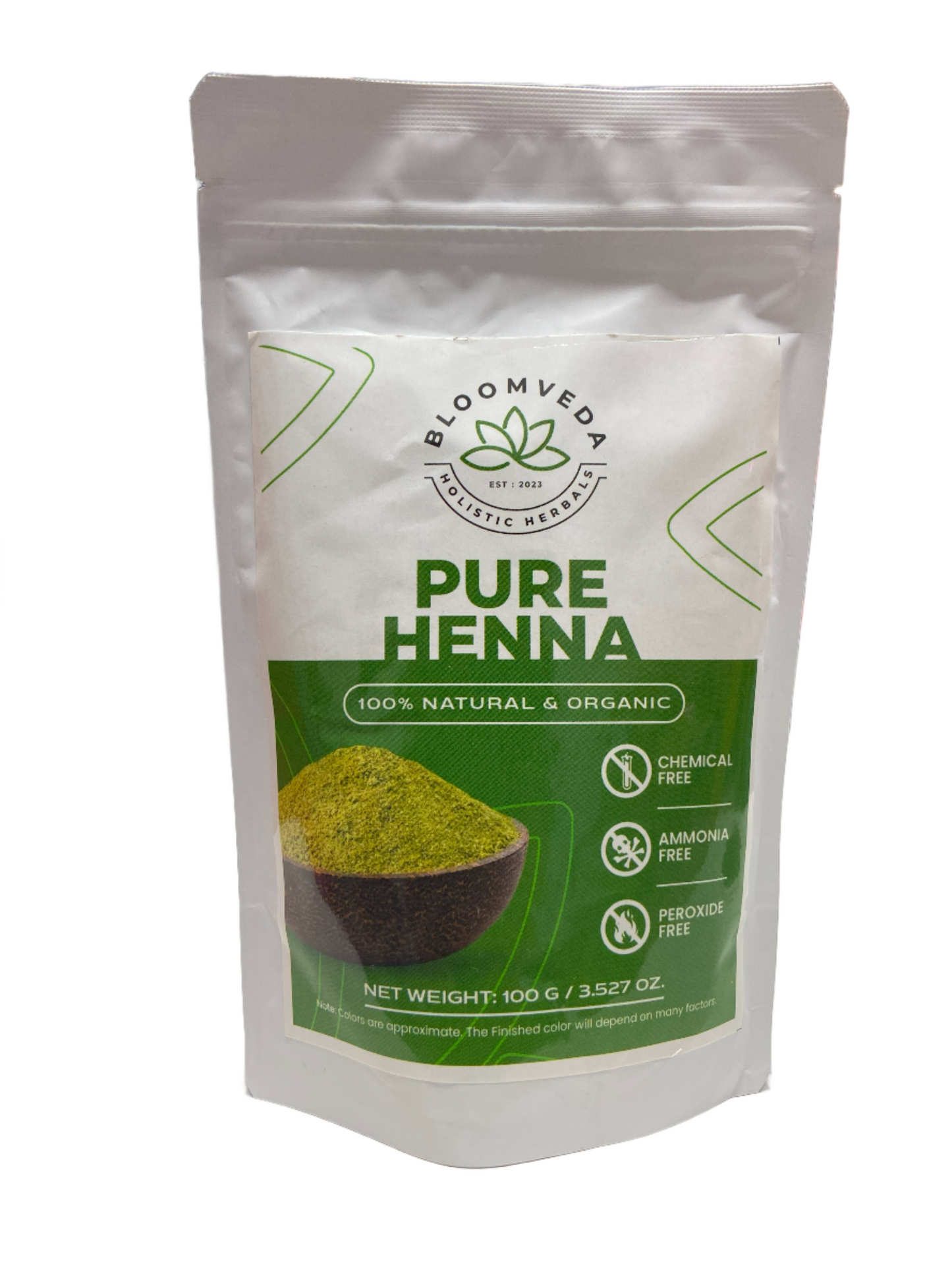 Pura Henna 100 gr - Bloomveda Holistic Herbals