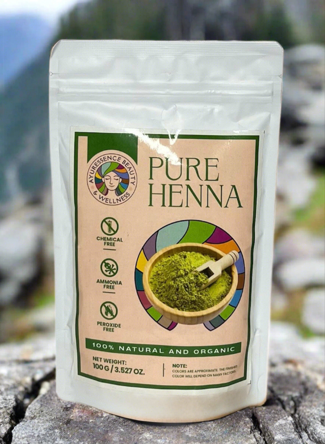 Henna hair dyes  100 gr - Ayuressence Beauty & Wellness