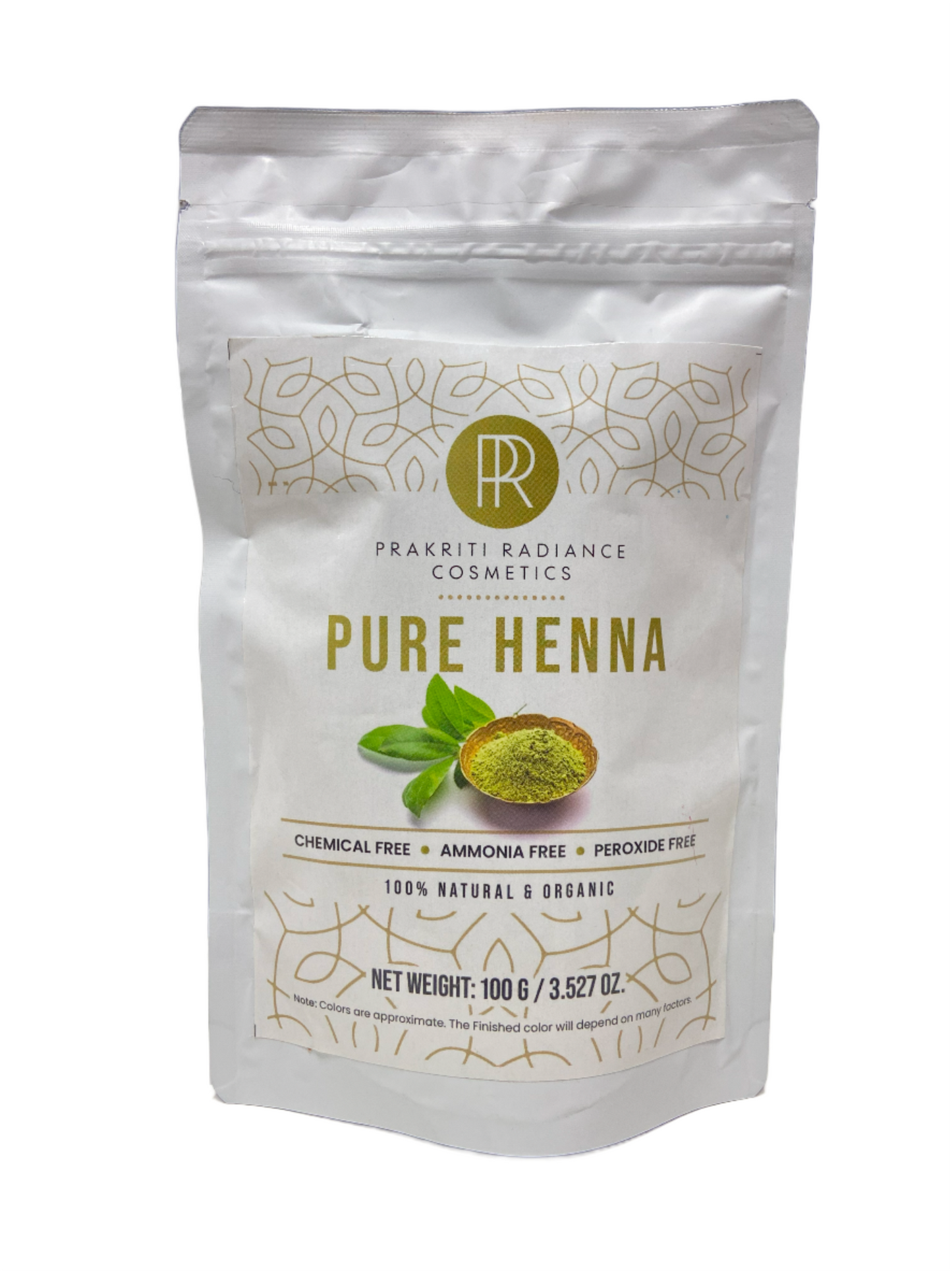 Pura Henna 100 gr - Prakritri Radiance Cosmetics